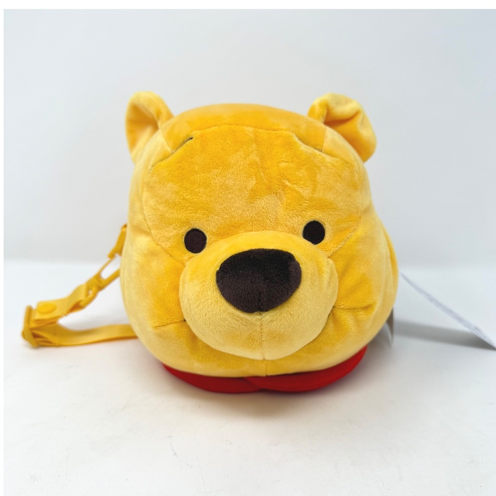 Disney Winnie the Pooh Plush Crossbody Bag Yellow 8in Disneycore Kidcore Kawaii
